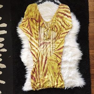 NEW Sexy cut out back short dress S /Small woman